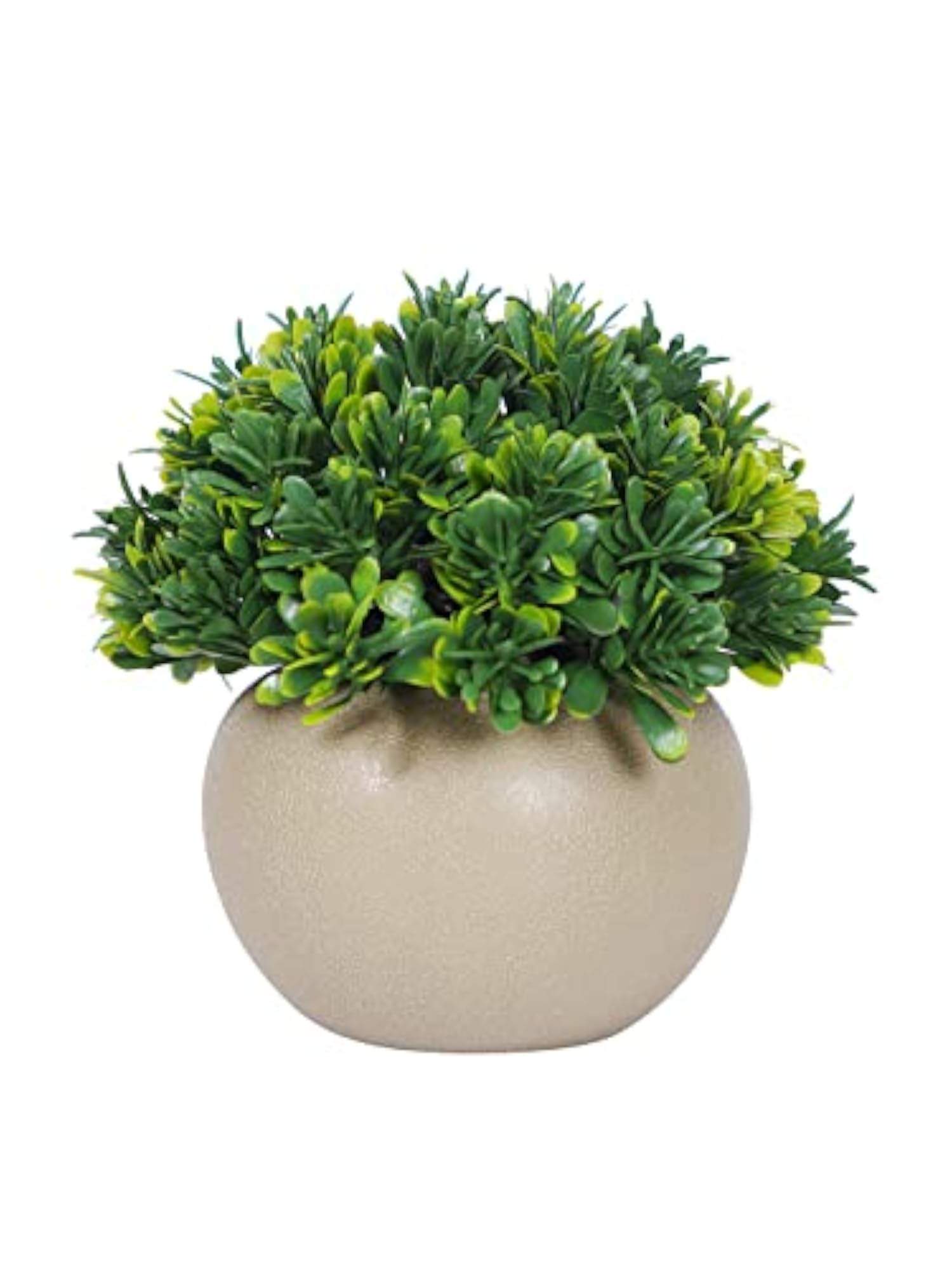 Artificial Plants with White Pots for Home and Office Décor